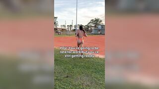 This is appropriate baseball attire!