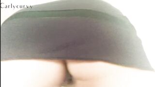 Groaning softly in a recent short suit with hot talk!