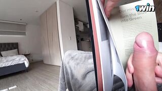 RAMROD FLASH. Hotel Maid Watching Me Jack Off and showed large booty mother I'd like to fuck