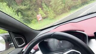 KØR PIGE I BIL, SCREW OG KOM I ANSIGTET