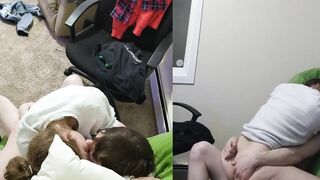 Refuses to Hop Off & Stays Seating On his Cock the Entire Creampie Thru - Heather Kane