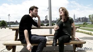 JamesDeen - HOTEL ROOM COARSE DOGGY POSITION SEX WITH BRUNETTE HAIR AMATEUR LUNA BAST