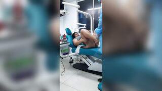 YOUTHFUL LATIN CHICK TEMPTED HER DENTIST ENDS UP RIDING HIM (Melody tarly)