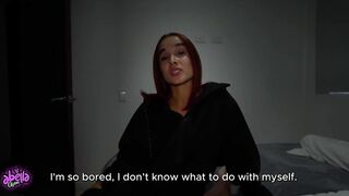 STEPMOTHER why are u sucking my knob? POV