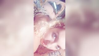 Slutty little kitten wakes u up with her groans