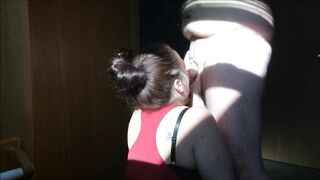 Cumslut Wife Sucks Massive Wang Gets Huge Facial