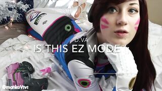 IS THIS EZ MODE?! (; D.Va anal training!