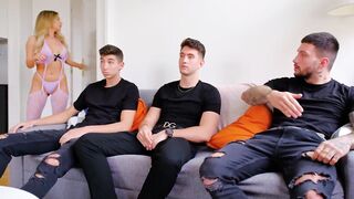 Tru Kait rides 3 massive dongs, DP, and all her holes filled with cum