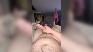 Cumming solely my large thick ramrod