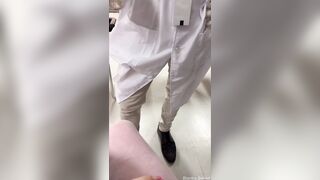 FOR REAL SCREWING a doctor PUBLIC hiding