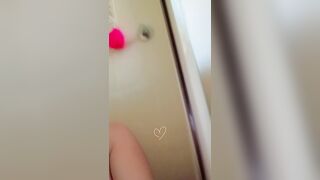 Shower screwing and smashing