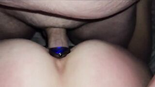 hot golden-haired with anal intercourse gets spanked and drilled hard