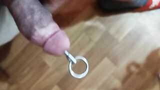 a lot of semen after probing the urethra with a 10 mm toy