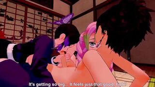 Mitsuri and Kocho are banging Tanjiro!