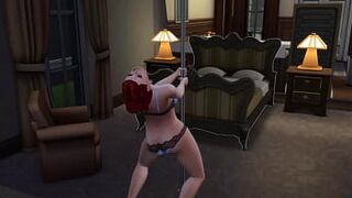 PAWG Makes Out with Her Boyfriend and Poledances