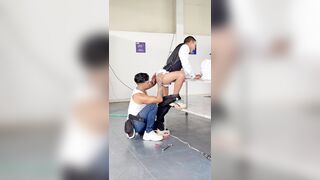 MECHANICS CATCH AN EMPLOYEE OUT OF A FUCKING-RUBBER