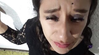 POV Wednesday is doing a great sloppy oral pleasure with giant facial