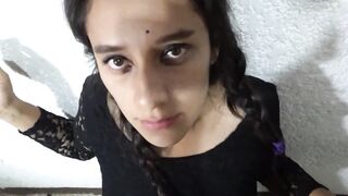 POV Wednesday is doing a great sloppy oral pleasure with giant facial