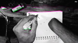 Realstumpers practicing writing with right prosthetic hand