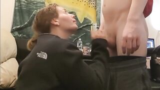 Heather Kane Drains Strangers Balls After College Dorm Party
