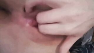 Hotty touches herself until this babe orgasms loudly