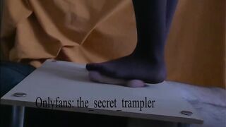Nylon penis trampling board (preview, in a short time on onlyfans)