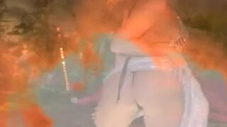 Haley Paige begins with a sex-toy and ends with a large ramrod