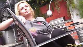 DTFsluts - LARGE NATURAL TITTIES GOLDEN-HAIRED WHORE ASHLEE GRAHAM AT HOME CUM SWALLOWING SEX TAPE