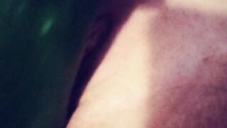 Teasing My Twat with a Thick Cucumber And Squirting (Part 1)