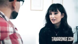 Lustful Stepdad Enjoys Screwing Lalin girl Stepdaughter's Bushy Vagina