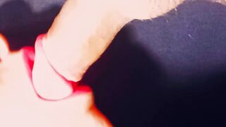 Primer plano la mejor chupada en los labios mas sexys
