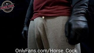Large Penis Dad Jerking off Large Weenie for Jizz flow - Solo Hunk Stripper Dick Worship