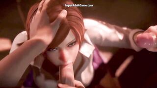 Nasty Student Beauty Sucks And Drink in Classroom After School ( CG COMICS Gameplay )