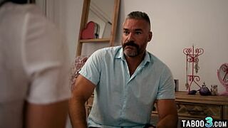 Nasty latin chick teen wishes to learn on her stepfathers large ramrod