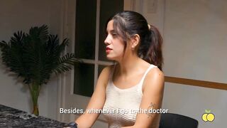 I'm gonna watch the doctor 'cuz my hand feels sexy. I act like a doxy and that guy bangs me all over.