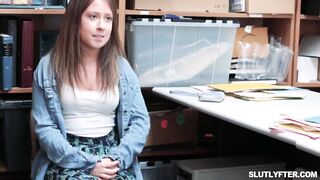 Sophia Sterling gets her pipes inspected by pervert officer WIll