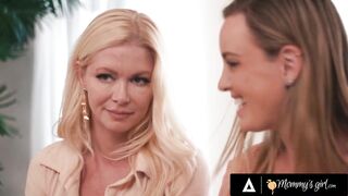 MAMMA'S GAL - MILFs Serene Siren & Charlie Forde Have COARSE FINGERING & SCISSORING After Quiz Fail