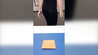 18YO’s Gloryhole Vagina Trickle Shocks Live!