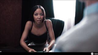 Angel Cheats On Boyfriend With Nerdy Classmate With Time Freeze Powers