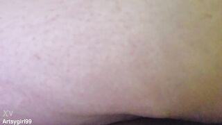 Vibrator riding fatty