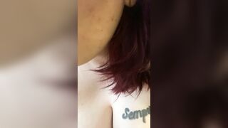 Large rod down my mouth