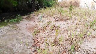 Strangers are caught having sex at the waterfall.