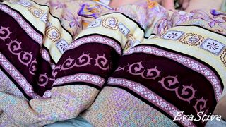 cumming on my stepmom's feet