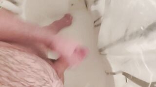 Sligin' goo in the shower