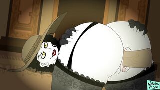 Resident Cold-blooded Village: Tall Vampire Maiden Alcina Dimitrescu Parody Animated