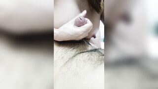 Skilled thai gal boobjob