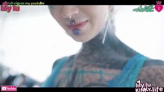 Erotic photoshooting behind the scene - FULL FREE EPISODE YOUTUBE: Lily Lu + Kinky Life / hawt SFW ink