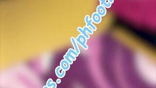 College angel lost a wager and showed her curly vagina afer party