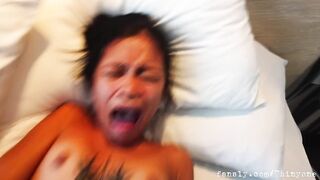 Outrageous faces ever seen caused of triple mega multi climax