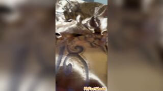 two days with Foot Female-dominator (cum denial)